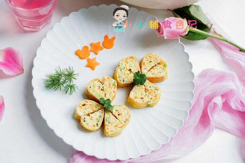 10个月以上辅食肉末蔬菜玉子烧