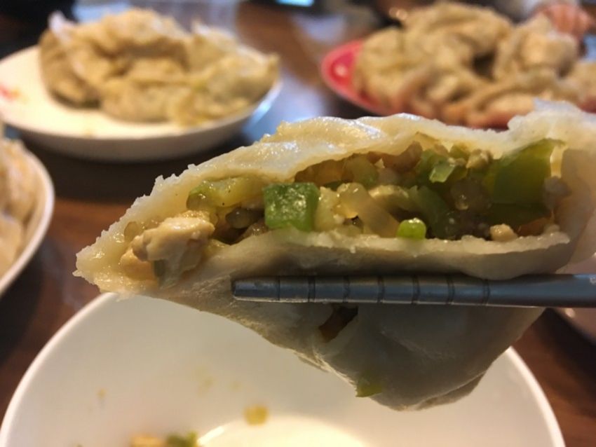 陕西蒸饺(西葫芦粉条豆腐烫面蒸饺)