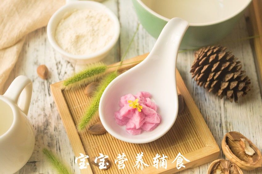 宝宝辅食-紫甘蓝山药泥