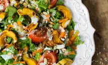 火麻仁酱汁南瓜沙律 Ultra Creamy Hemp & Delicata Squash Salad的做法