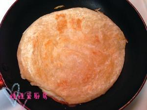 温暖冬日早餐-超大量米饭蛋饼（详解）的做法步骤 第5步