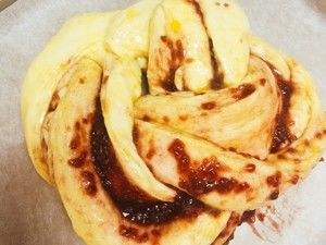 伪【圣诞花环面包】-肉桂和覆盆子的完美结合的做法步骤 第7步