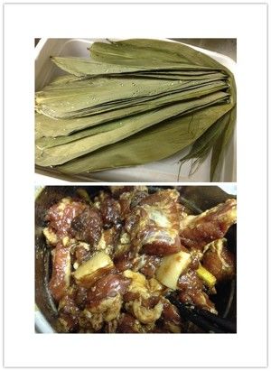 烧肉粽--学做泉州烧肉粽红豆肉粽的做法步骤 第1步