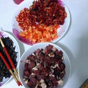 辣炒牦牛肉的做法步骤 第1步