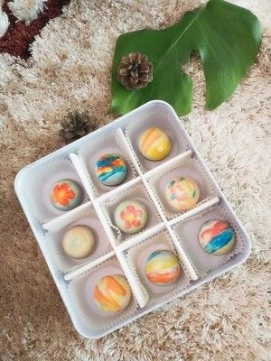 INS风星空巧克力的做法步骤 第15步