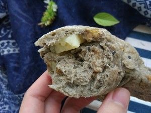 全麦黑芝麻核桃软欧（麻薯）的做法步骤 第2步