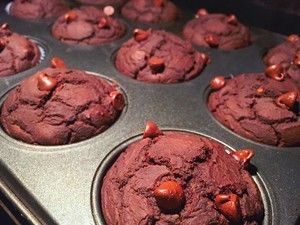 纯素巧克力麦芬蛋糕|健康低卡|超美味的做法步骤 第13步