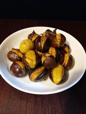 空气炸锅烤栗子的做法步骤 第4步