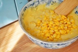 黄油玉米小蛋糕【北鼎烤箱菜谱】的做法步骤 第3步