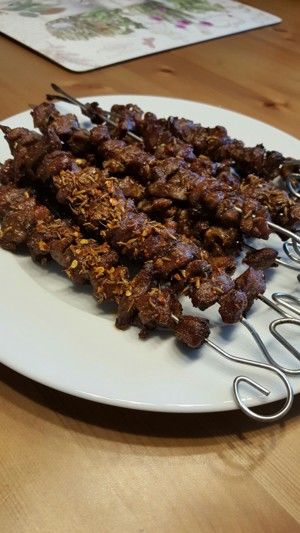 孜然烤羊肉串的做法步骤 第2步