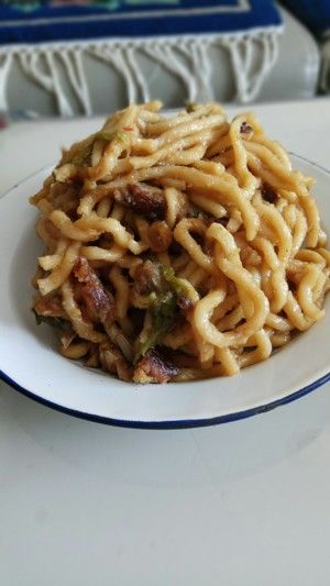 电饭锅版土豆鸡肉豆角焖面的做法步骤 第7步