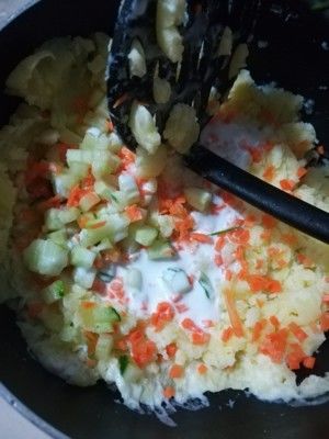 纯素小清新土豆泥的做法步骤 第3步