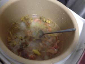 蟹粉海鲜粥的做法步骤 第5步