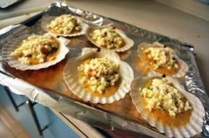 芝士锔扇贝的做法步骤 第5步