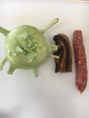 煲仔菜果饭的做法步骤 第3步