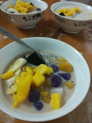 三色小芋圆的做法步骤 第4步