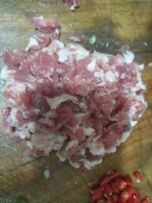 酸豆角肉沫的做法步骤 第3步
