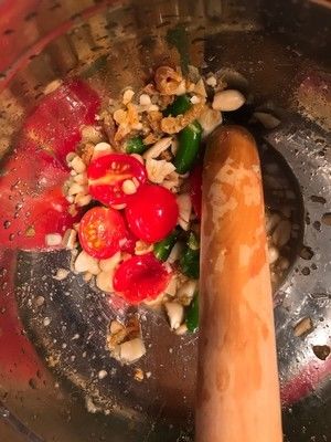 泰式青木瓜沙拉Somtam 在家就可以做的超地道美味的做法步骤 第7步