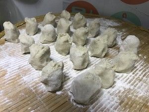 小白菜香菇虾皮素饺的做法步骤 第3步