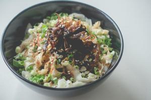 油鸡枞拌面的做法步骤 第3步