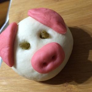 小猪奶黄包的做法步骤 第3步