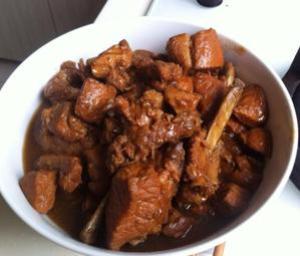 红烧肉炖排骨（北方口味独家秘方）的做法步骤 第3步