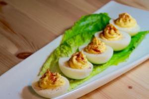 |感恩节特辑|·头盘·托斯卡纳鸡蛋Deviled Eggs的做法步骤 第10步