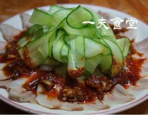 一夫食堂蒜泥白肉的做法步骤 第8步