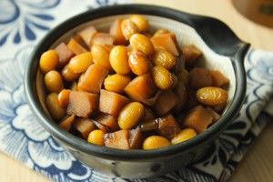 笋豆（日式五目豆风味）的做法步骤 第4步