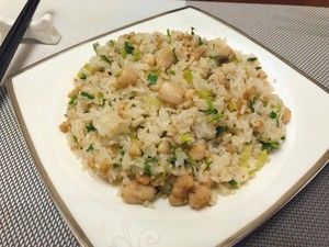 炒马胶鱼饭的做法步骤 第2步