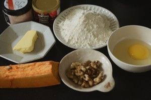 南瓜核桃司康【北鼎烤箱食谱】的做法步骤 第1步