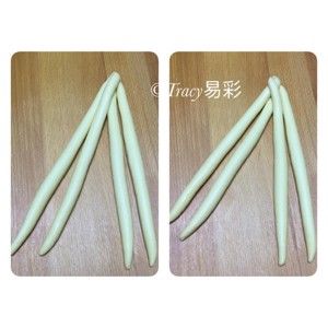 五股辫子花环面包（附四股辫图解）的做法步骤 第10步