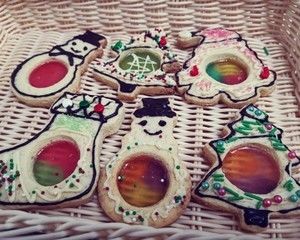 琉璃心圣诞装饰饼干的做法步骤 第12步