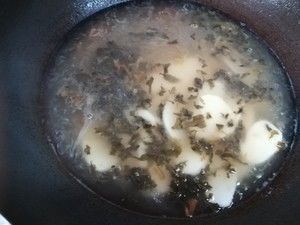 咸菜笋干年糕汤的做法步骤 第4步