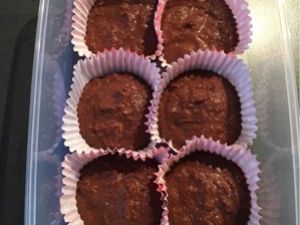 微波炉版 豆渣巧克力纸杯蛋糕的做法步骤 第4步