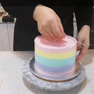 淡奶油彩虹抹面的做法步骤 第15步