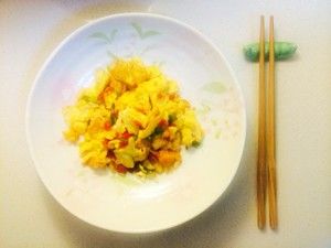 一人食•剁椒炒蛋的做法步骤 第5步