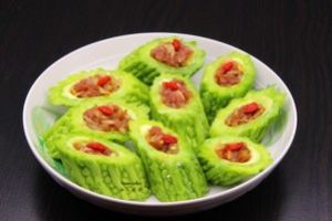 夏天美食，酿苦瓜的做法步骤 第8步
