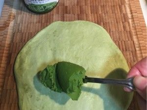 抹茶爆浆面包的做法步骤 第8步