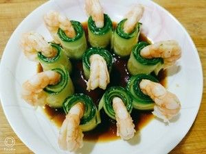 翡翠虾仁卷的做法步骤 第2步