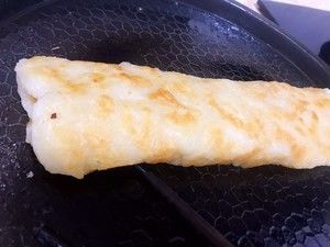 糯米卷饼     年糕卷饼的做法步骤 第2步