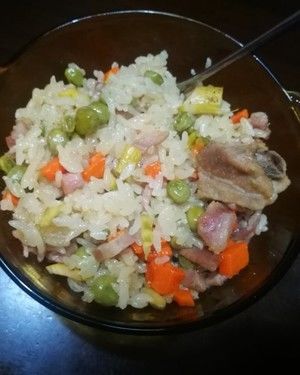 豌豆饭（立夏饭）的做法步骤 第2步