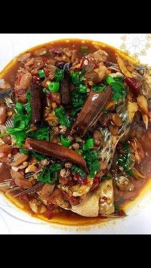 水豆豉焖鱼头的做法步骤 第1步