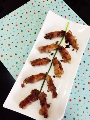 五花肉卷金针菇的做法步骤 第7步