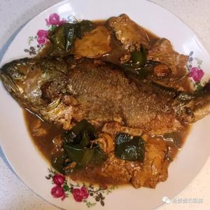 红烧鱼（鱼头豆腐做法）的做法步骤 第15步