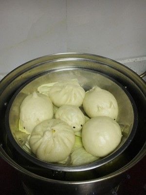 无油松软奶黄包（量少适合初学者）的做法步骤 第10步