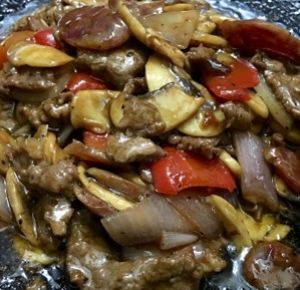 黑椒牛肉双色意大利面的做法步骤 第5步