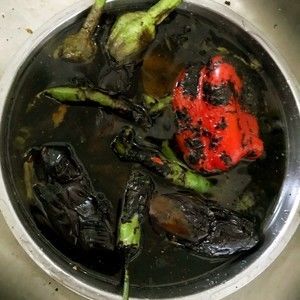 滇式烧椒茄子的做法步骤 第2步