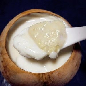 榴莲椰皇炖鲜奶的做法步骤 第8步