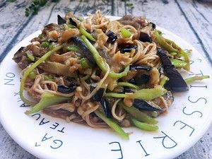 香酱茄子金针菇的做法步骤 第8步